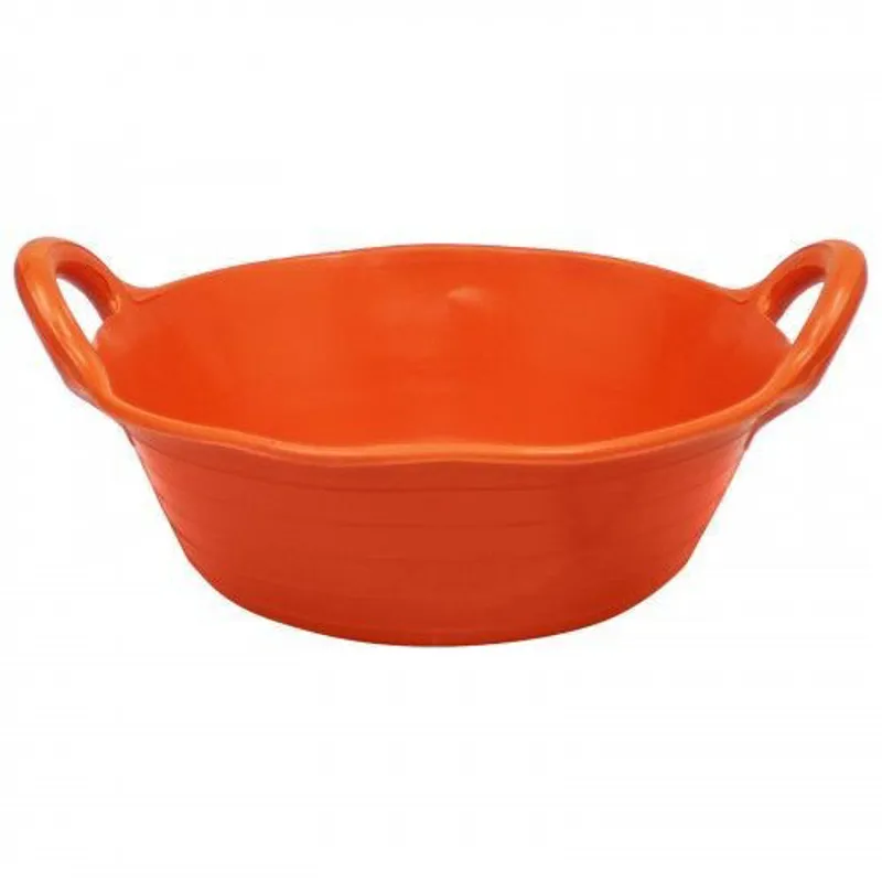 Perrys Recycled Rubber Eco-Skip Feeder 20ltr Orange