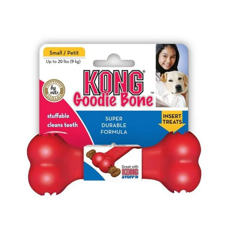 KONG Red Rubber Goodie Bone