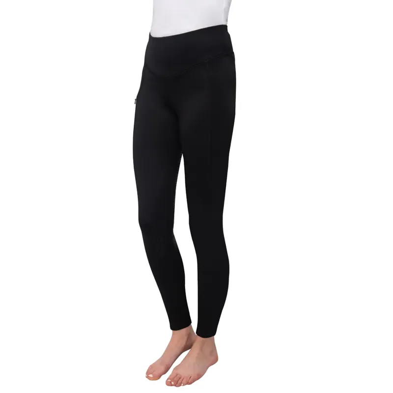 Hy Equestrian OsloPro Softshell Riding Tights Black