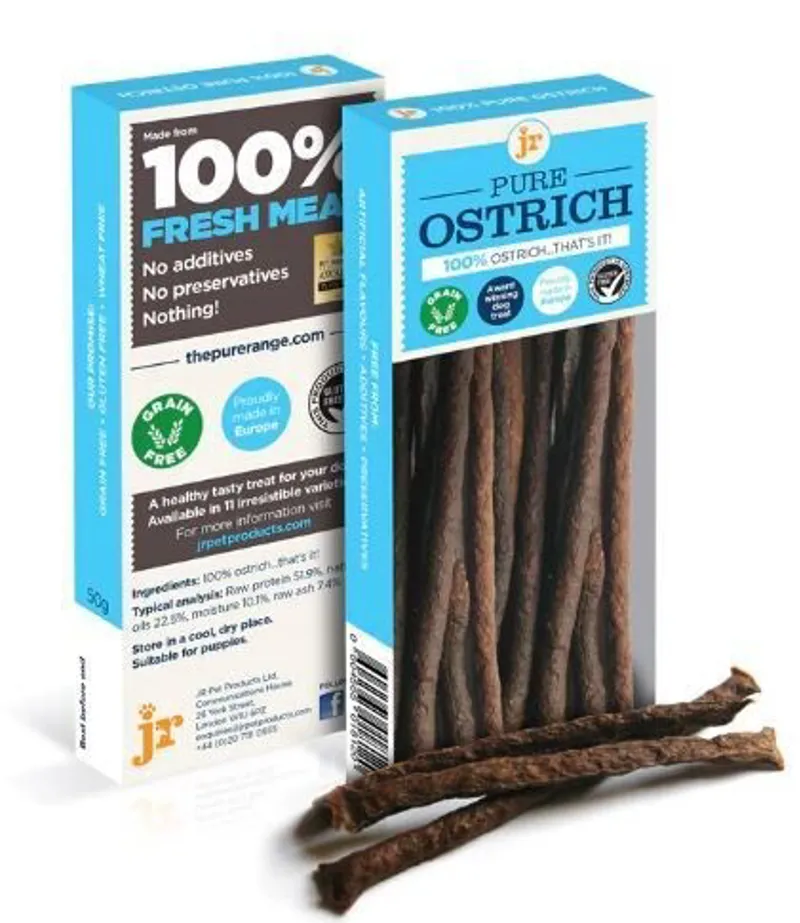 JR Pet Products Pure Sticks 50g Ostrich