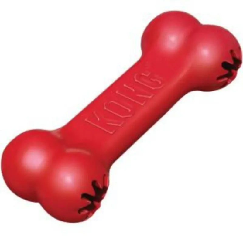 KONG Red Rubber Goodie Bone-1
