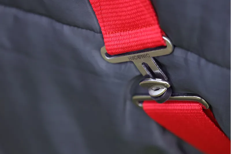 HyCONIC 250g Stable Rug Charcoal/Red-5