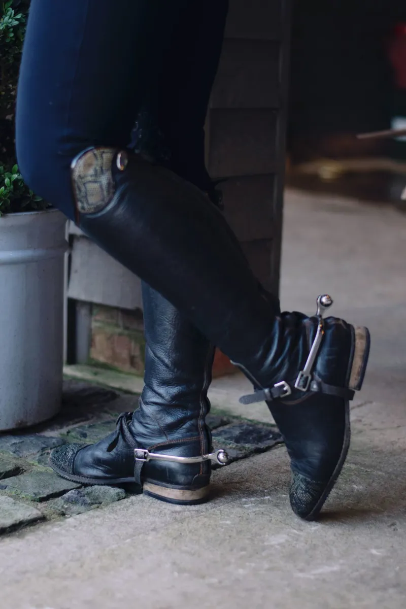 KM Elite Stainless Rollerball Spurs-1