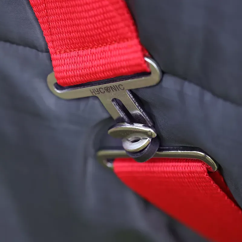 HyCONIC 100g Stable Rug Charcoal/Red-4