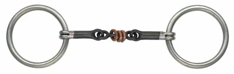 Shires Sweet Iron Copper Roller Snaffle