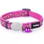 Red Dingo Star Cat Collar Pink and Lime Stars