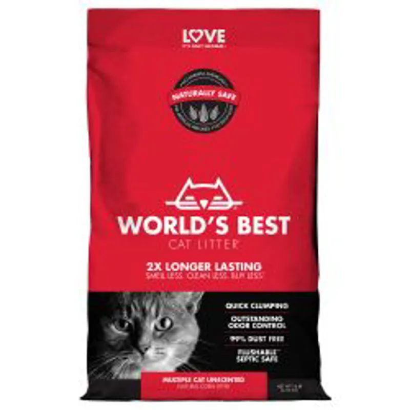 Worlds Best Cat Litter 14lb Multi Cat Unscented 6.35kg