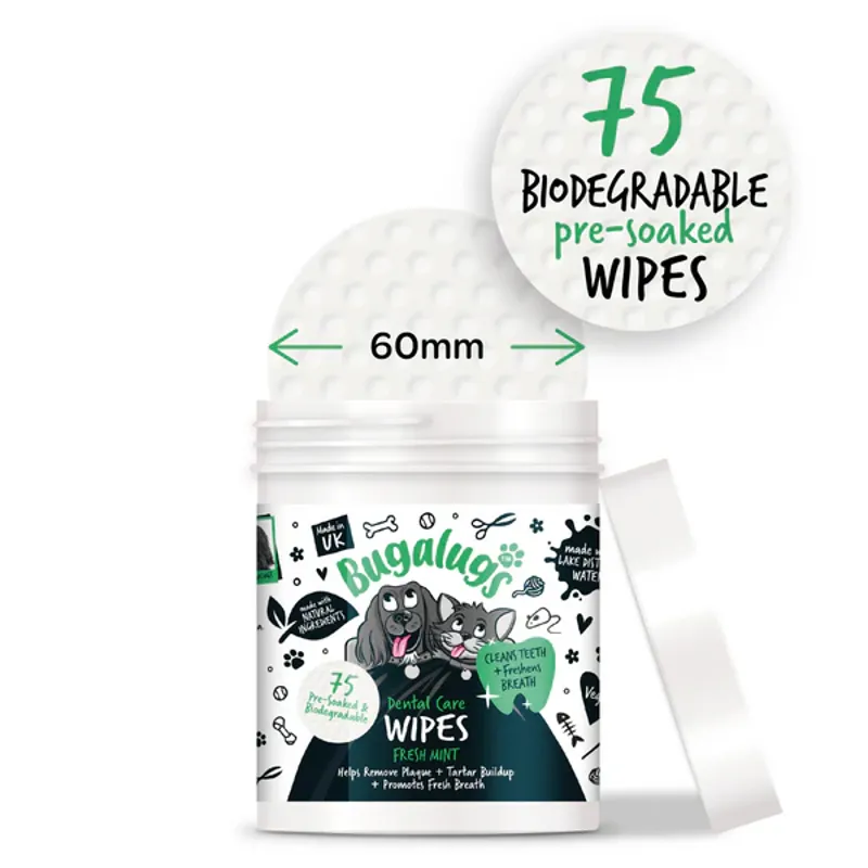 Bugalugs Dental care wipes 100pk-1