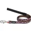 Red Dingo Sports Lead Brown and Pink Spots Large Only