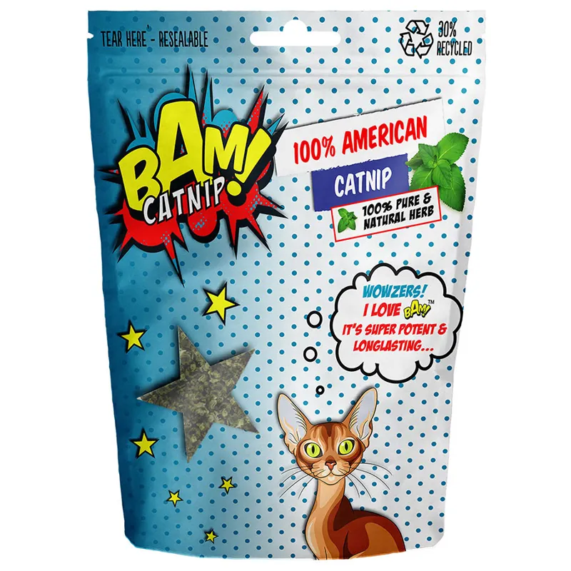 Bam! Catnip Filled Pouch Cat Toy 14g