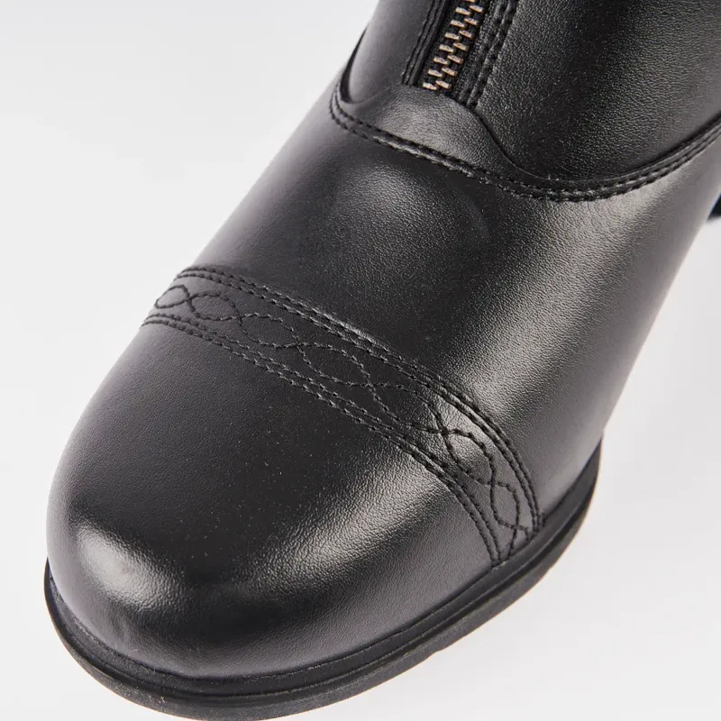 Moretta Clio Synthetic Paddock Boots - Child BLACK-7