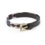 Aubrion Drover Skinny Polo Belt NAVY/PINK/NATURAL