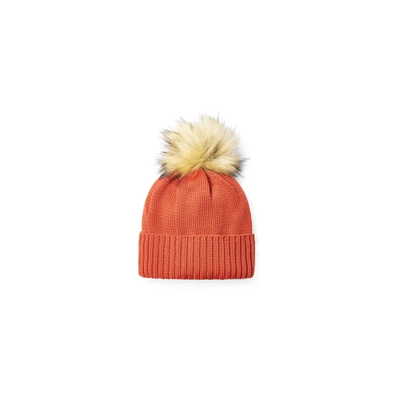 Ariat Midlands Bobble Hat Red Ochre