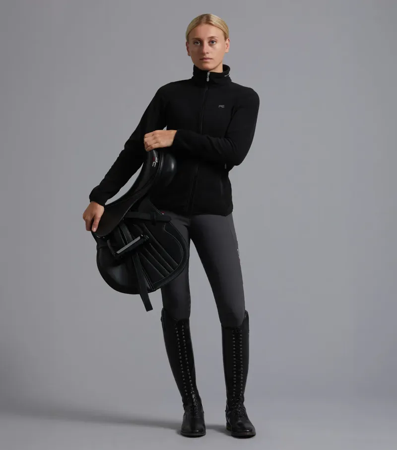 Premier Equine Ascendo Microfleece Riding Top Black-1