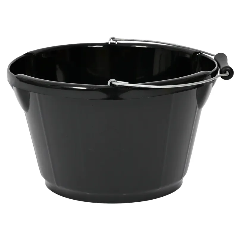 Red Gorilla Plas B4 Shallow Bucket  10lrt Black