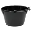 Red Gorilla Plas B4 Shallow Bucket  10lrt Black