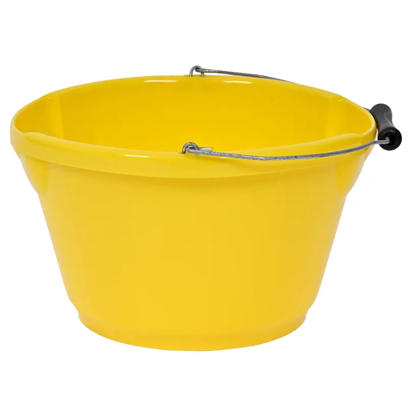 Red Gorilla Plas B4 Shallow Bucket 10L  Yellow