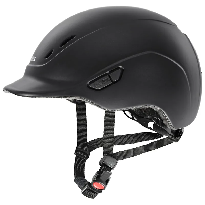 Uvex Kidoxx Riding Helmet Black Matte 49cm-54cm 