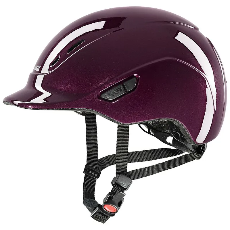Uvex Kidoxx Riding Helmet Burgundy Matte 49cm-54cm 
