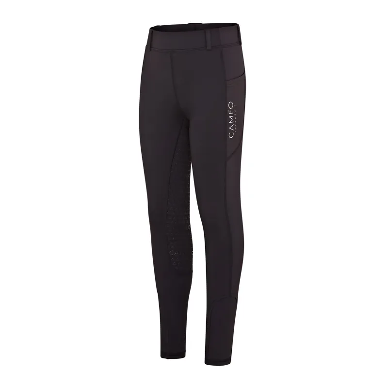 Cameo Junior EcoDry Riding Tight Black-1