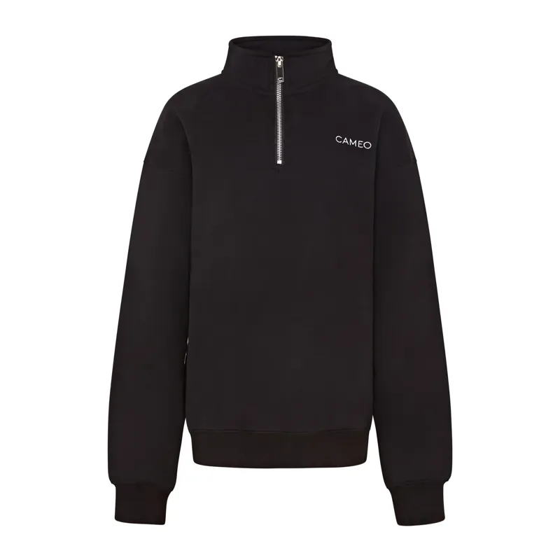 Cameo Mid Layer Sweater Black-3