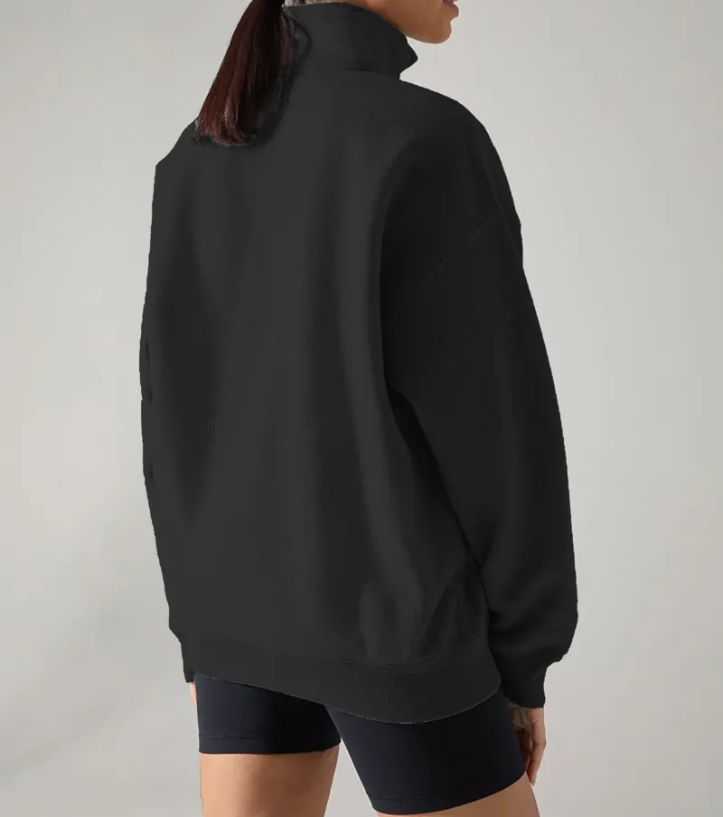 Cameo Mid Layer Sweater Black-4