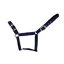 Cameo Suede Padded Headcollar Navy