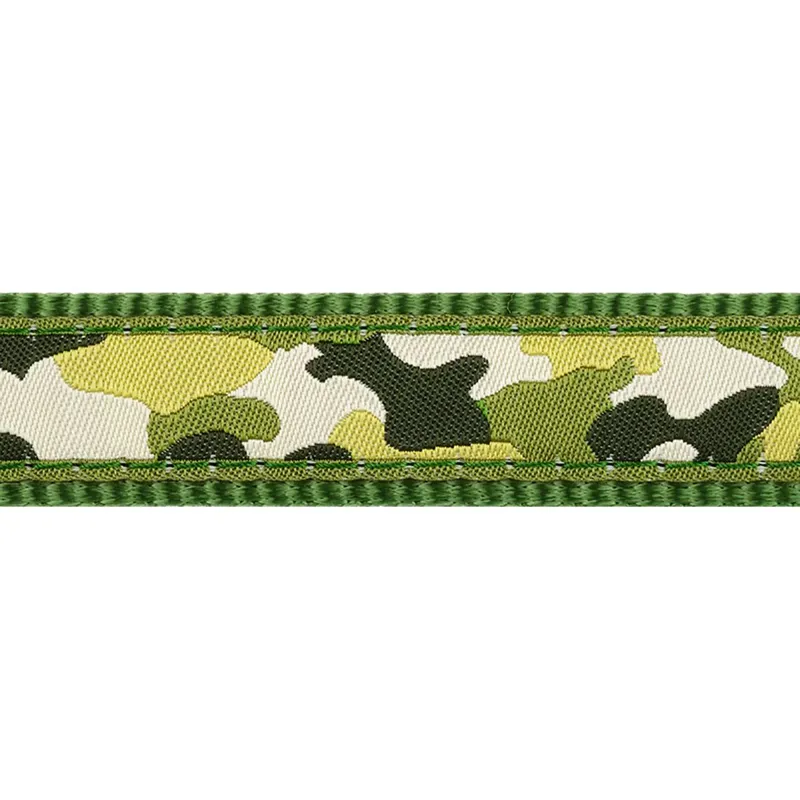 Red Dingo Dog Lead Camouflage Green-1