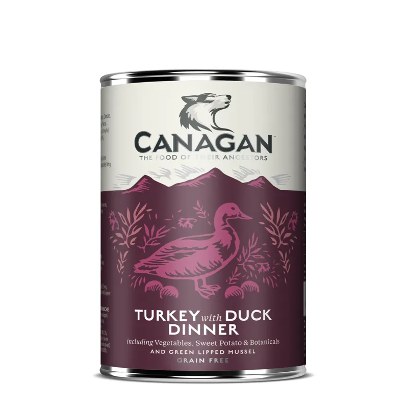 Canagan Turkey and Duck Dinner Wet Dog Food 400g