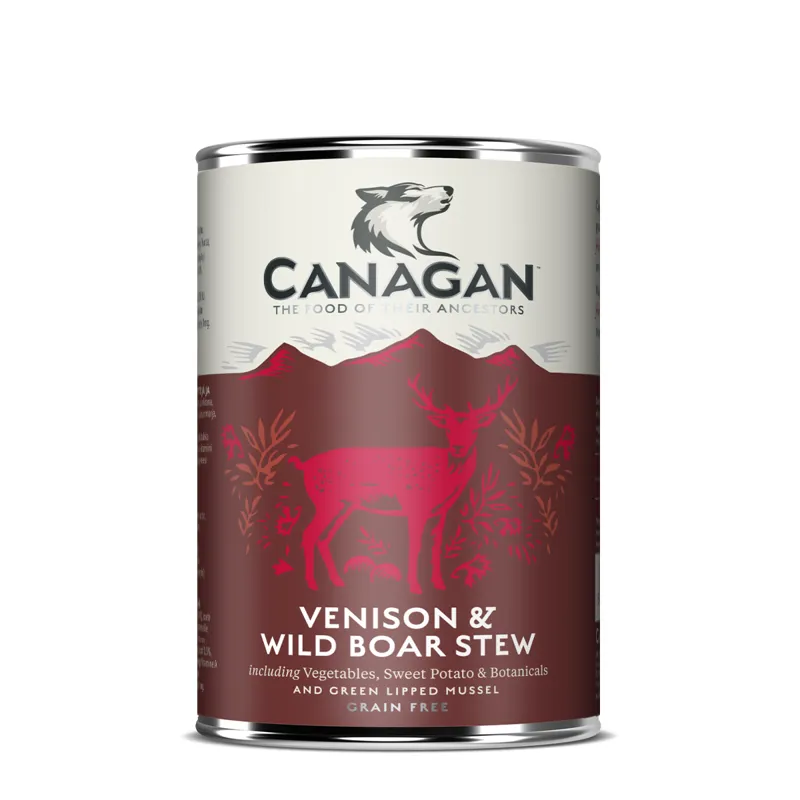 Canagan Venison and Wild Boar Stew Wet Dog Food 400g