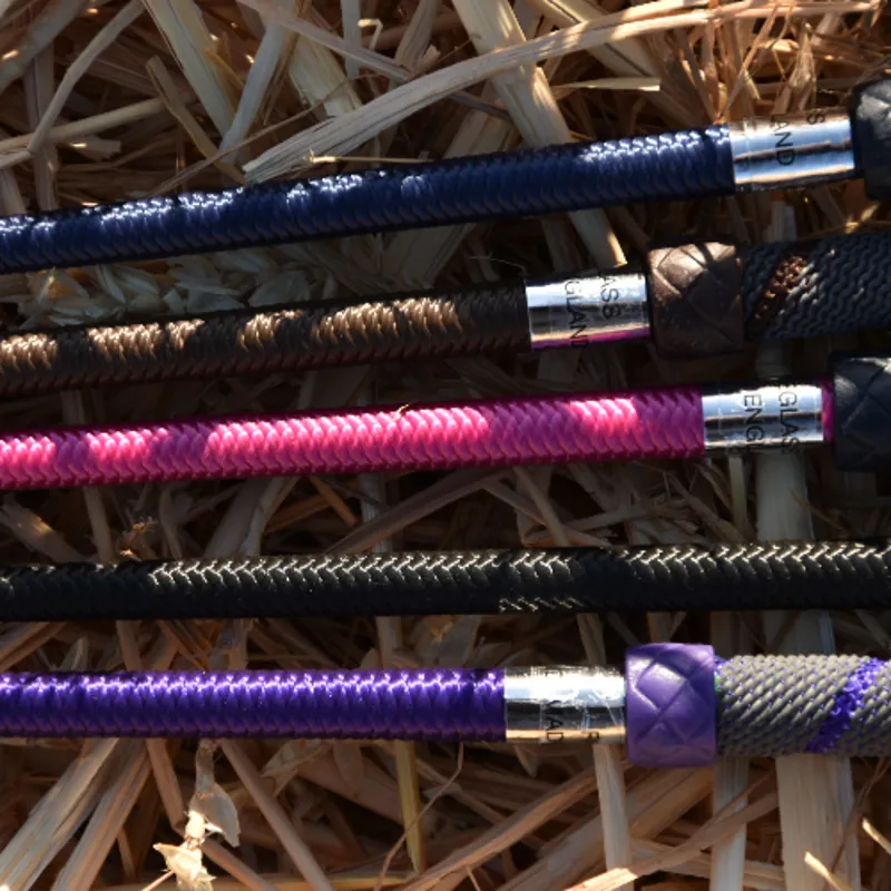 Schooling Whips Wrapped Rubber Handle Brown 39in-1