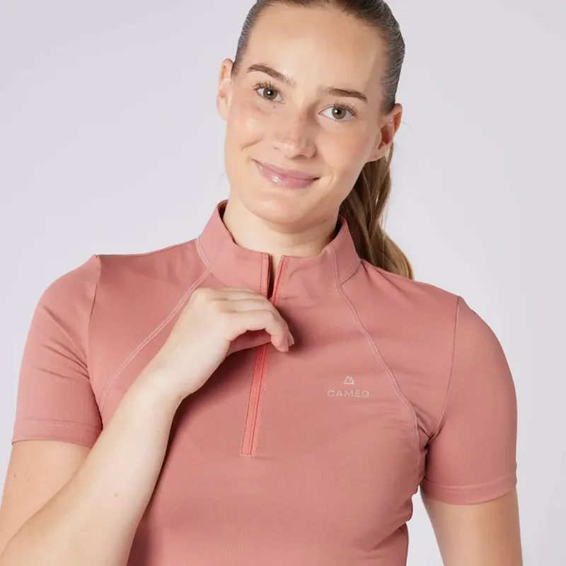 Cameo Short Sleeve Baselayer Dusty Pink-1