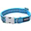 Red Dingo Reflective Collar Turquoise