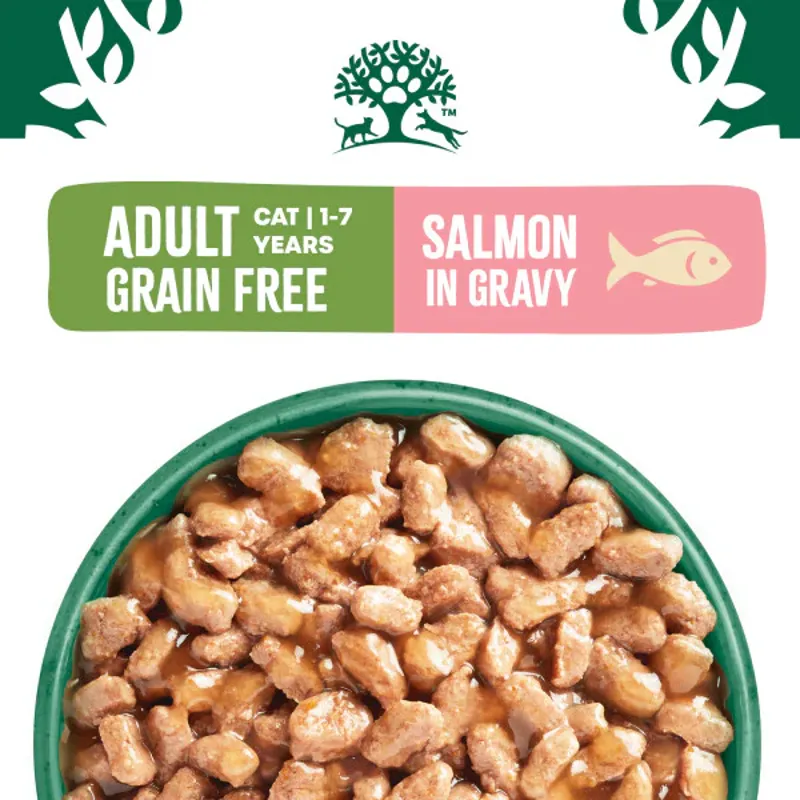 James Wellbeloved Cat Food Grain Free Adult with Salmon in Gravy Pouch 12 x 85g-2