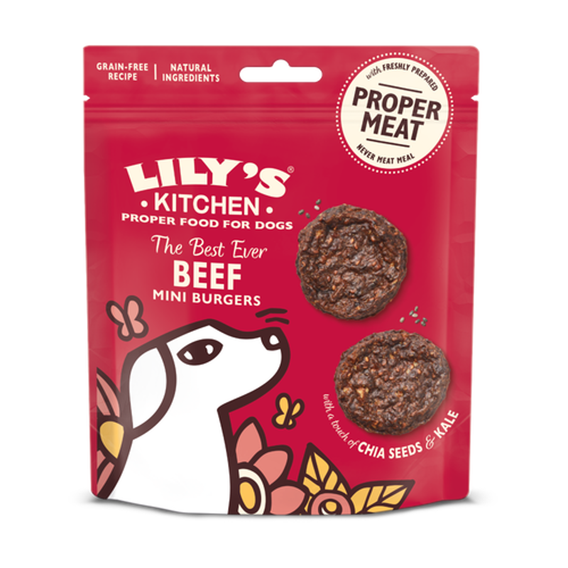 Lilys Kitchen The Best Ever Beef Mini Burgers 70g