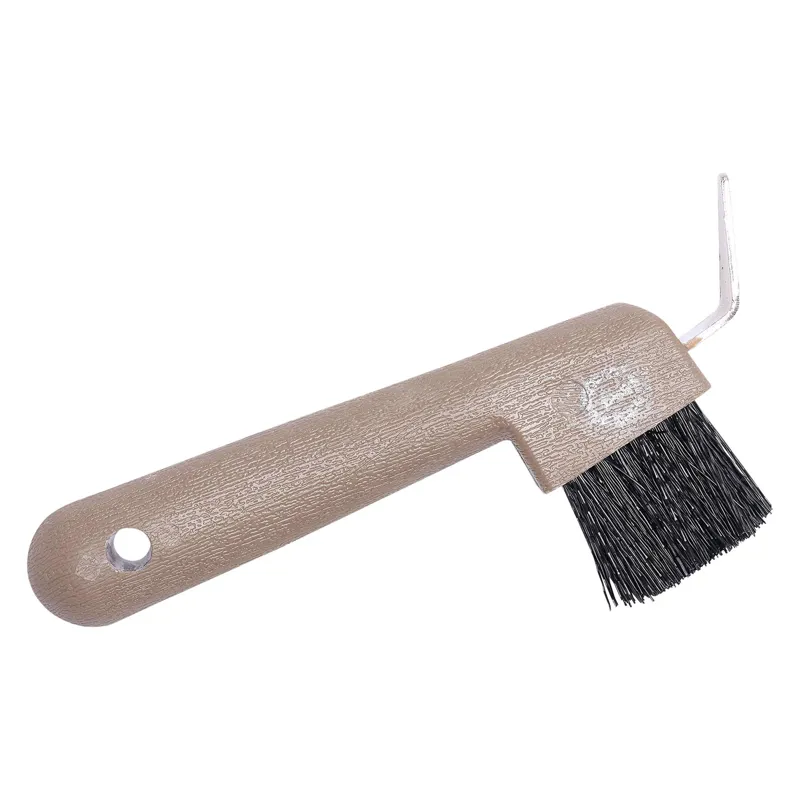 Imperial Riding Hoof Pick with Brush Cappuccino
