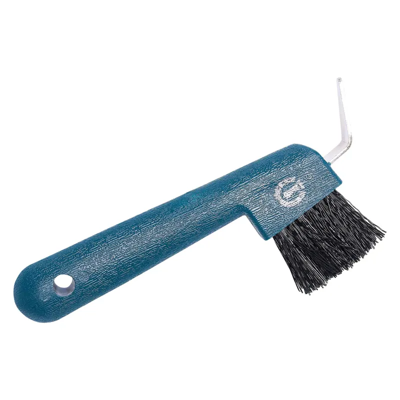 Imperial Riding Hoof Pick with Brush Forest Green