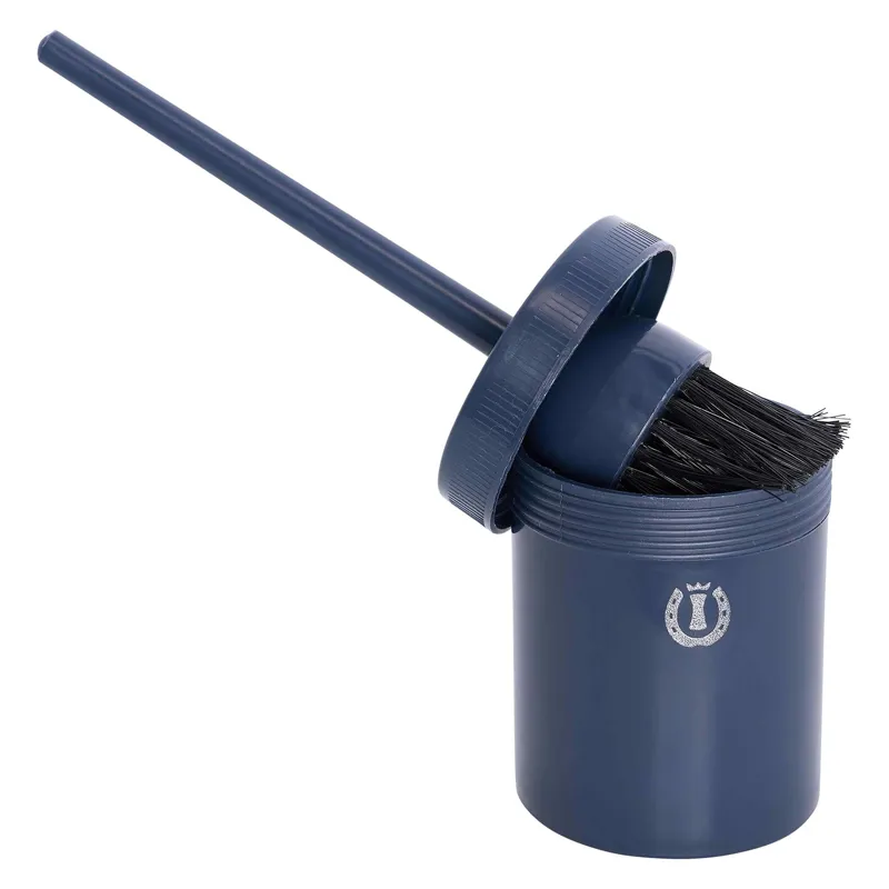 Imperial Riding Hoof Oil Brush with Container Navy