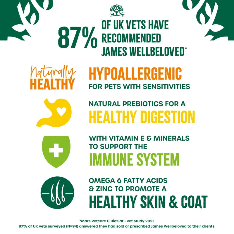 James Wellbeloved Lamb and Rice Adult 15kg-4