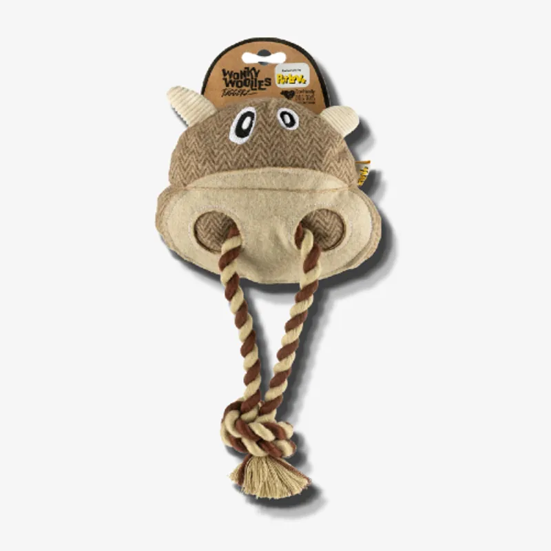 Tuggerz Tough Dog Toys Pig