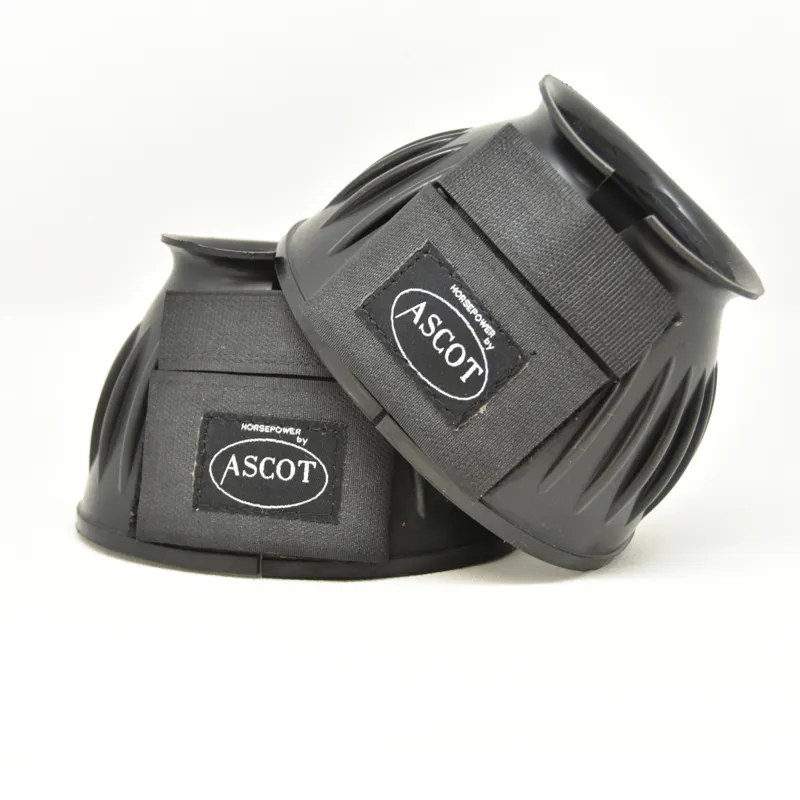 Ascot Over Reach Boots Velcro Black