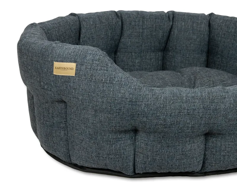 Earthbound Round Banbury Bed Night Blue