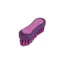 Hy Equestrian Pro Groom Two Tone Face Brush Purple