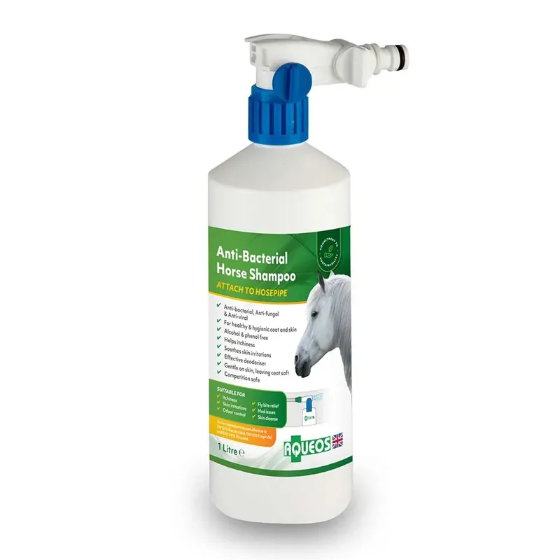 Aqueos Anti-Bacterial Horse Shampoo 1 ltr