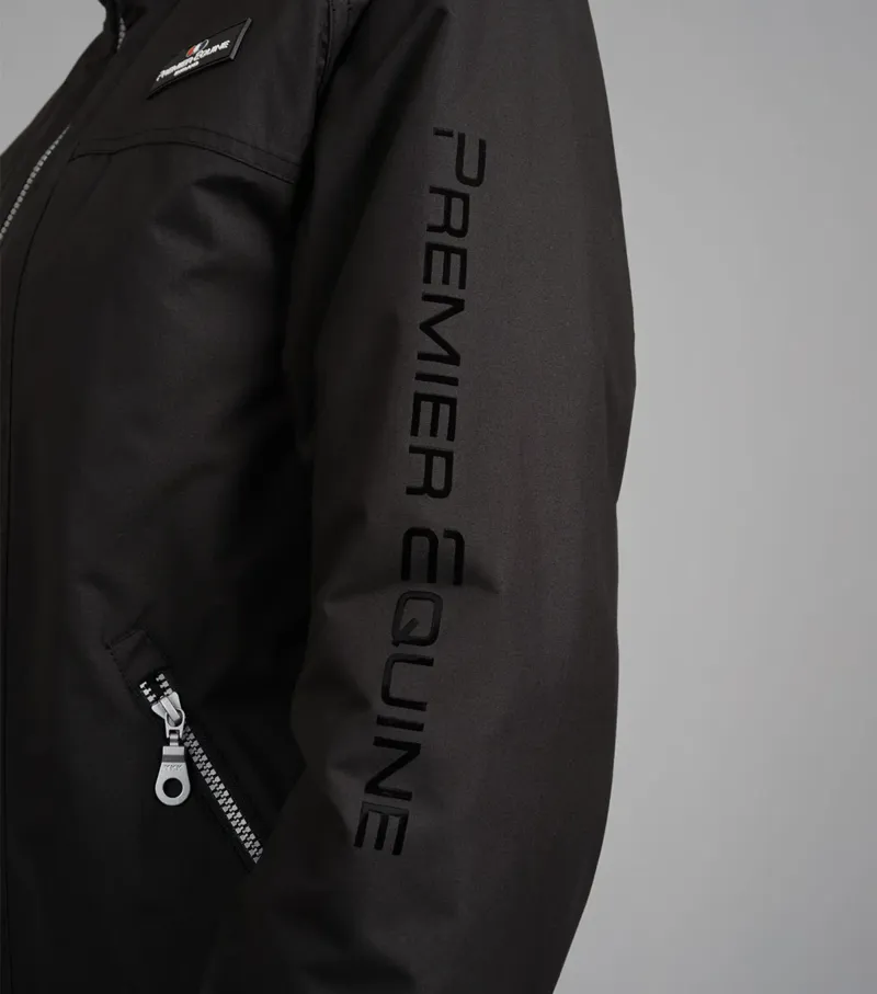 Premier Equine Pro Rider Unisex Waterproof Riding Jacket Black-4