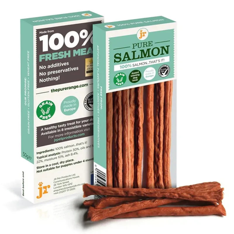 JR Pt Products Pure Salmon Sticks 50g