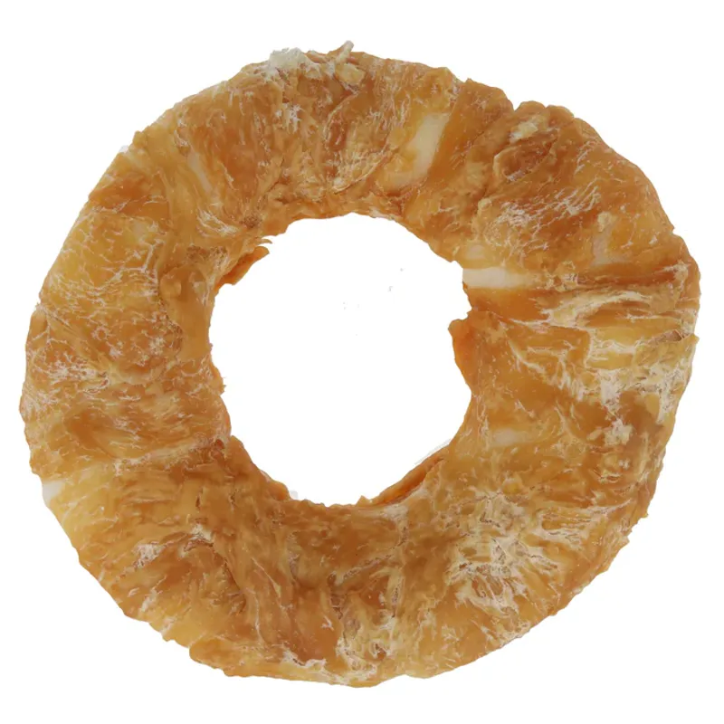 The Butcher Shop Co. 1pc Chicken Puffed Ring 100% Virgin Hide 12.5cm-2