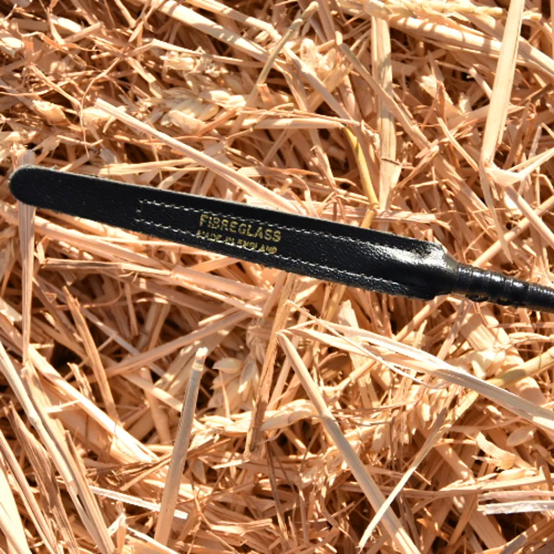 Easy Grip Dressage Schooling Whip Black 39in Flap-1