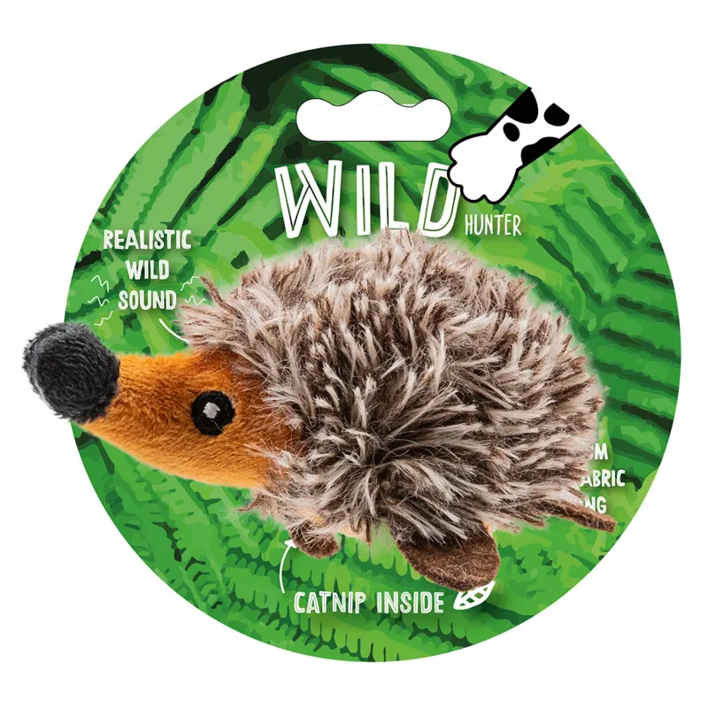 Wild Hunter Catnip Cat Toy Hedgehog