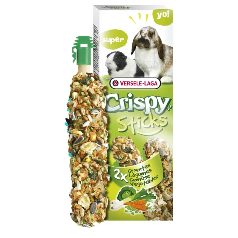 Versele-Laga Crispy Sticks Rabbit and Guinea Pig Vegetables 110g